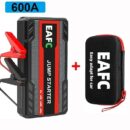 EAFC Portable Car Jump Starter – 12V Emergency Battery Booster with USB & LED Flashlight