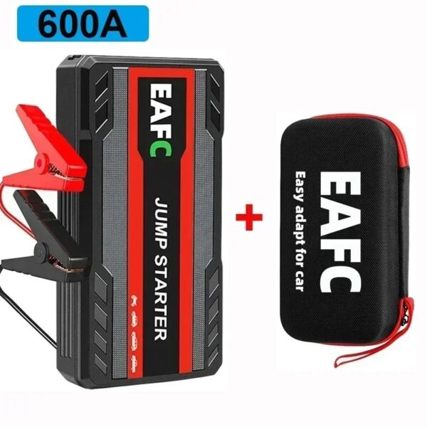 EAFC Portable Car Jump Starter – 12V Emergency Battery Booster with USB & LED Flashlight - Image 2