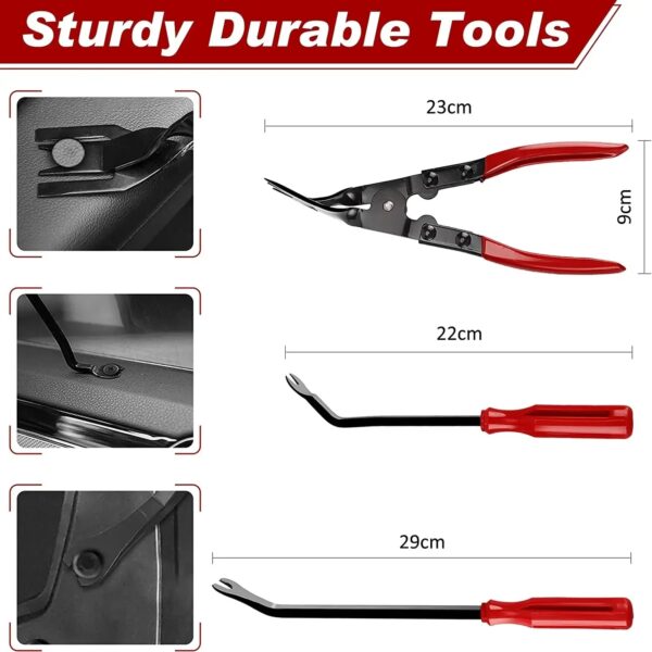 Car Trim Removal Tool Kit – 5pcs, 11pcs, or 43pcs Set - Image 7
