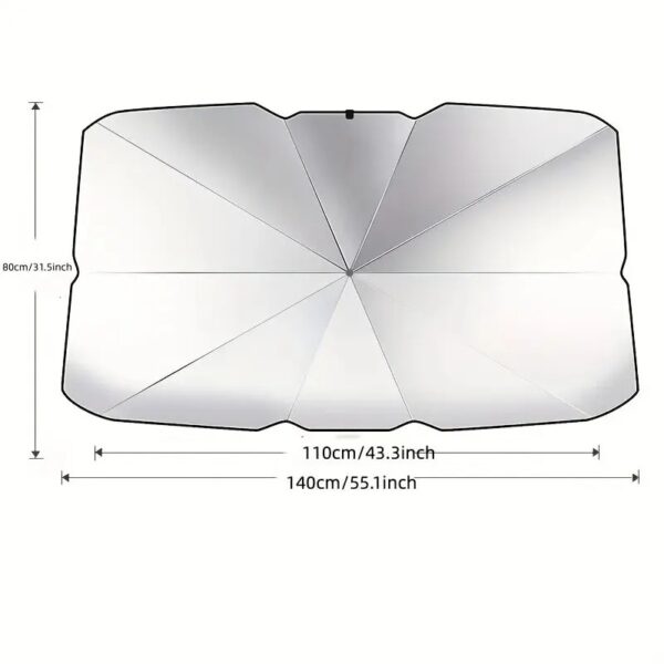 Car Front Windshield Sunshade Umbrella – Ultimate Sun Protection for Your Vehicle - Image 2