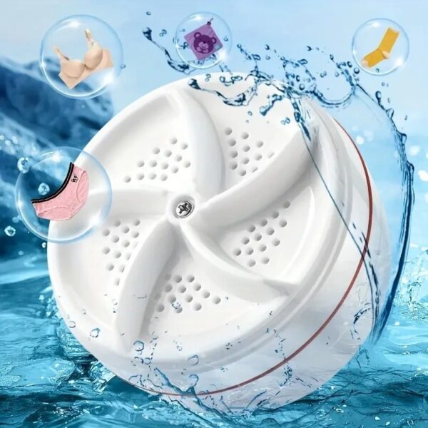 Mini USB Rotating Turbine Washing Machine