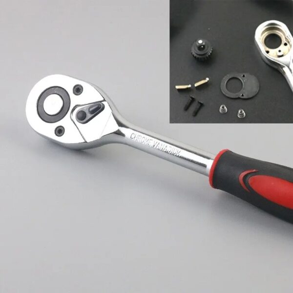 46-Piece Car Repair Tool Kit – Comprehensive Mechanic Tool Set - Image 6