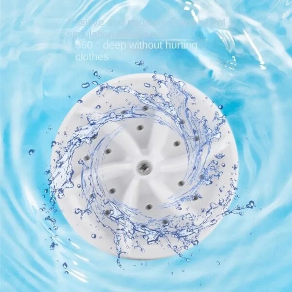 Mini USB Rotating Turbine Washing Machine - Image 3