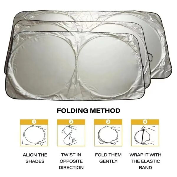 Car Windshield Sun Shade – Maximum Protection for Your Vehicle - Image 3