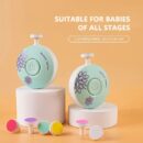 Electric Baby Nail Trimmer & Polisher Tool