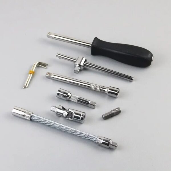 46-Piece Car Repair Tool Kit – Comprehensive Mechanic Tool Set - Image 7