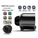 Mini 1080P HD WiFi Camera with Night Vision, Motion Detection, and Remote Monitoring