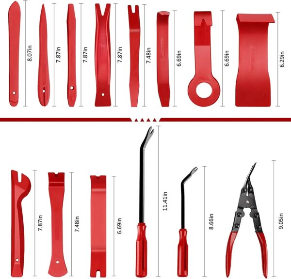 Car Trim Removal Tool Kit – 5pcs, 11pcs, or 43pcs Set - Image 9