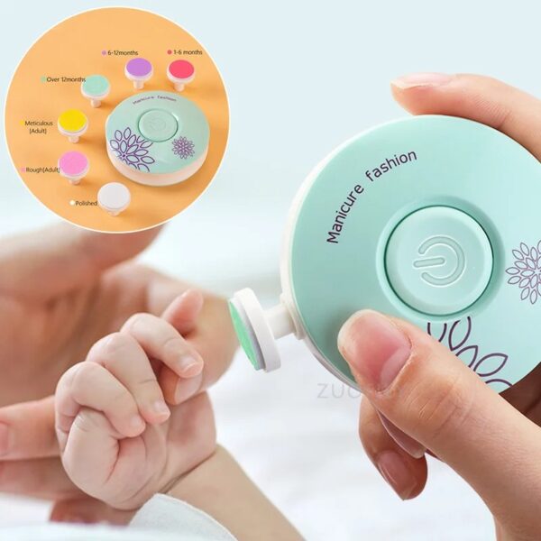Electric Baby Nail Trimmer & Polisher Tool - Image 10
