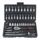 46-Piece Car Repair Tool Kit – Comprehensive Mechanic Tool Set