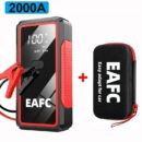 EAFC Portable Car Jump Starter – 12V Emergency Battery Booster with USB & LED Flashlight