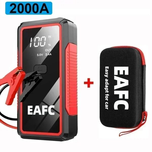 EAFC Portable Car Jump Starter – 12V Emergency Battery Booster with USB & LED Flashlight - Image 7