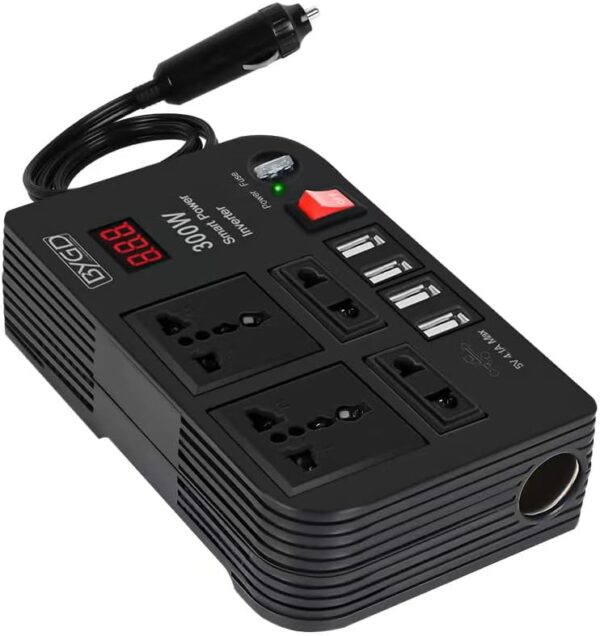 Car Power Inverter, DC 12V to 220V AC Converter