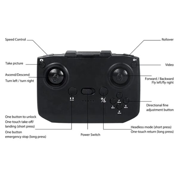 RC Fighter drone 2.4 GHZ, Automatic Balance Gyro - Image 9