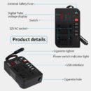 Car Power Inverter, DC 12V to 220V AC Converter