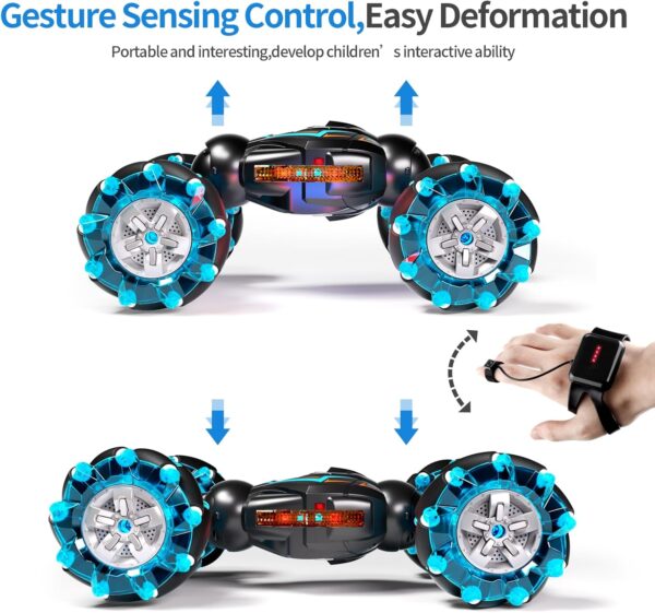 2.4GHz 4WD Remote Control Gesture Sensor Toy Cars - Image 2
