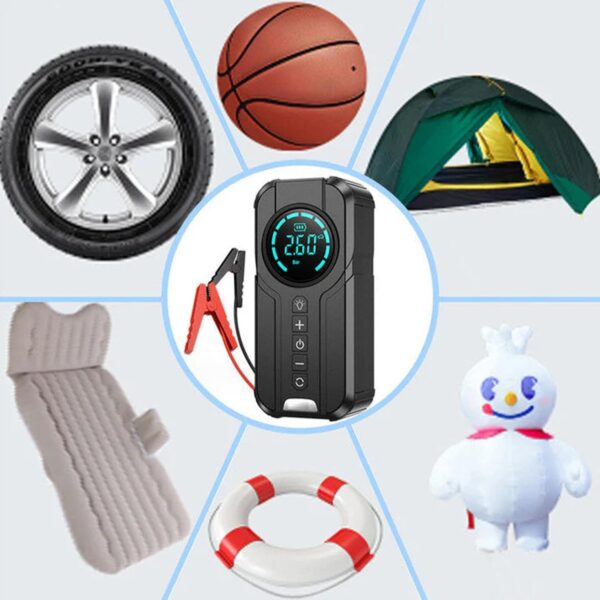 Portable Car Jumper Starter with Air Compressor - Image 8