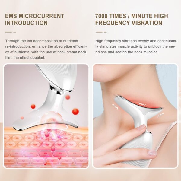 Wrinkle Removal Device for Neck & Face – MicroGlow Portable Handset - Image 2