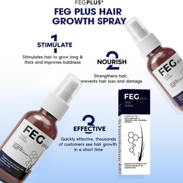 FEG Minoxidil Hair & Beard Growth Serum - Image 3
