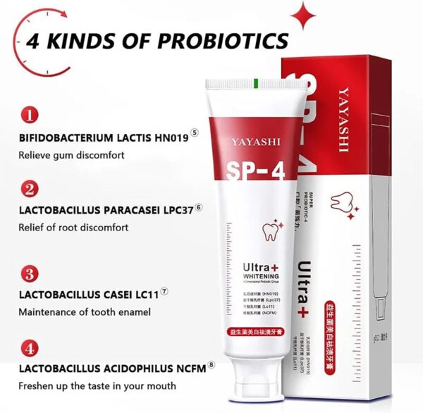 SP 4TM Probiotic Whitening Toothpaste - Image 3