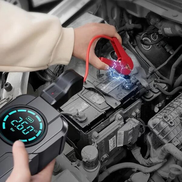 Portable Car Jumper Starter with Air Compressor - Image 3