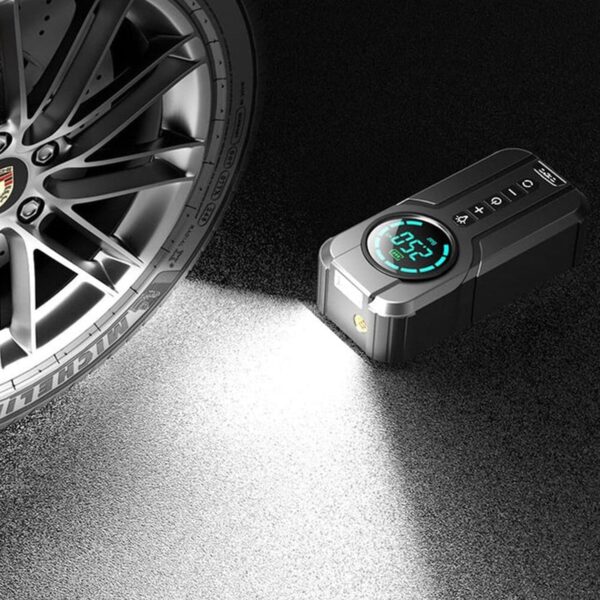 Portable Car Jumper Starter with Air Compressor - Image 2