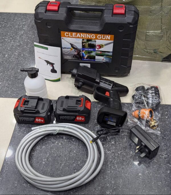 Car Pressure Washer, Cleaning Gun, Single Battery