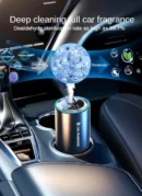Car Fragrance Diffuser with Ambient LED Lighting