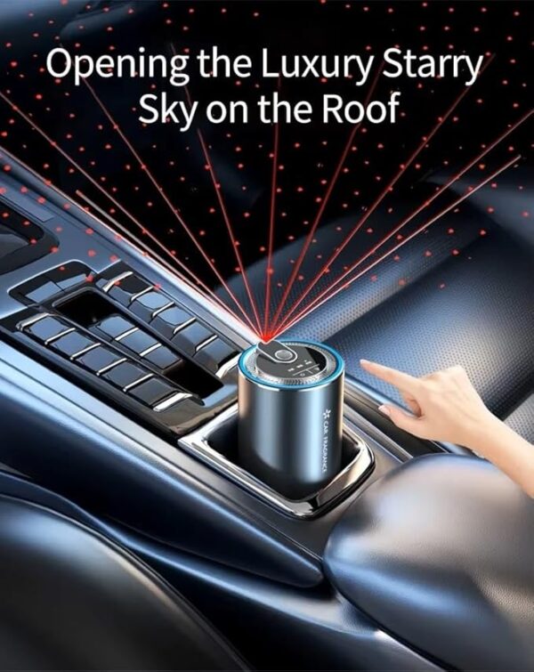 Car Fragrance Diffuser with Ambient LED Lighting - Image 2