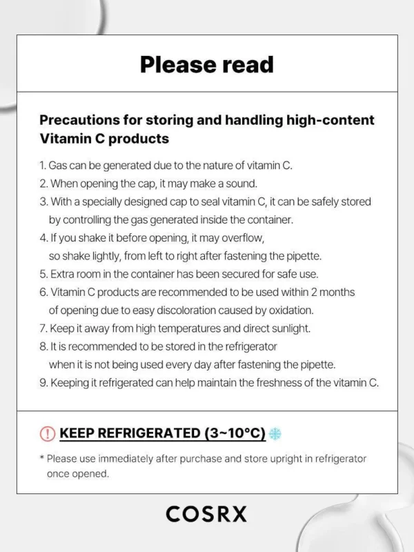 COSRX The Vitamin C 23 Serum, 20ml - Image 14